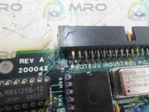 PROTEUS INDUSTRIES 200042 CUBIT 8000 CIRCUIT BOARD  UNMP