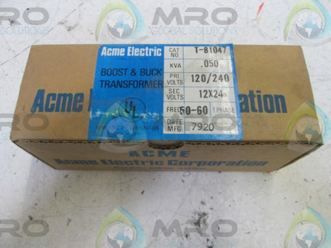 ACME T-81047 TRANSFORMER * NEW IN BOX *
