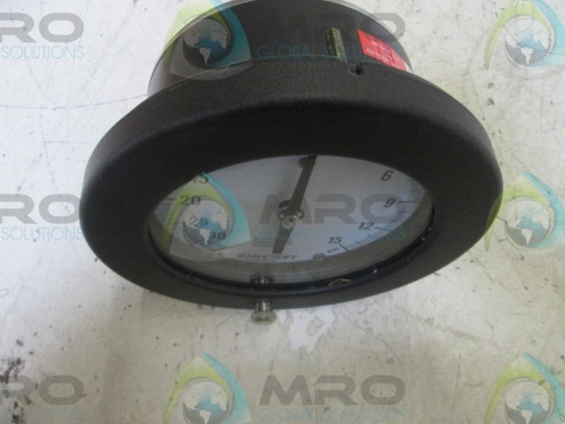 ASHCROFT 451377AS04B-30IMV&15# DURAGAUGE 30-0 IMV 0-15 PSI  NSMP