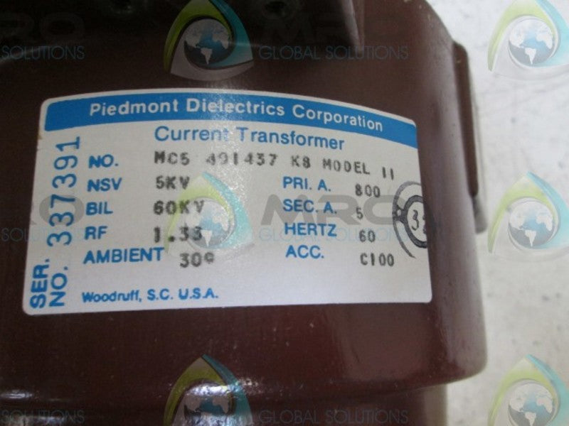 PIEDMONT DIELECTRICS MC5401437K8 CURRENT TRANSFORMER  NSNP