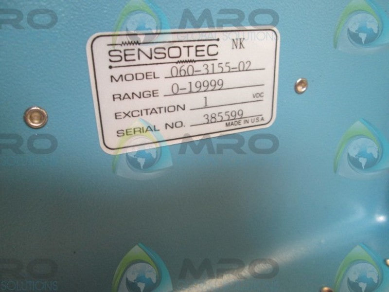 SENSOTEC 060-3155-02 NK PORTABLE INDICATOR  NSNP