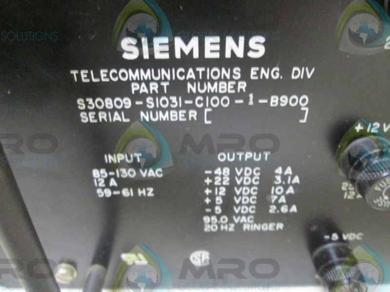 SIEMENS S30809-SI03I-CI00-1-B900  UNMP