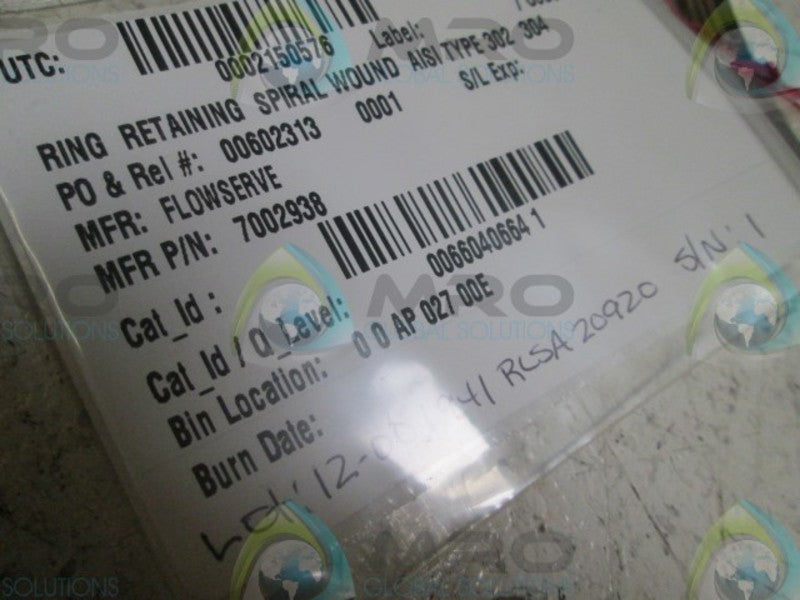 FLOWSERVE 7002938 RING  NSNP
