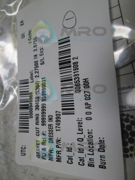DRESSER 1749907 GASKET RING  NSNP