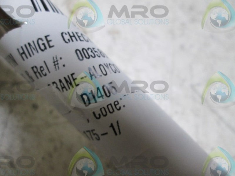 CRANE D1405 PIN HINGE CHECK VALVE  NSNP