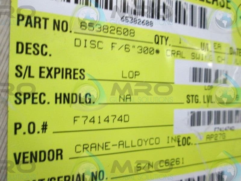 CRANE 65382608 DISK  NSNP
