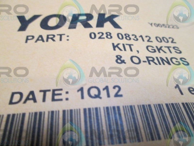 YORK 028-08312-002 KIT, GASKETS, AND O-RINGS  NSNP