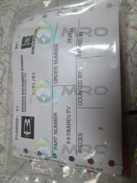 LOT OF 3 EMERSON S930AHD1TV METER TUBE  NSMP