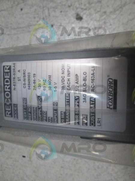 FOXBORO N-E27R-S2RA6 RECORDER  NSNP