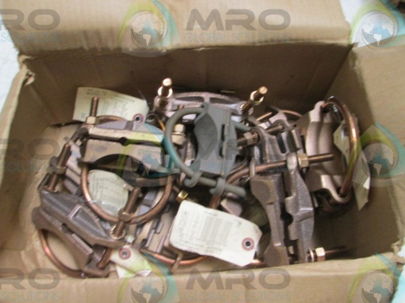 LOT OF 12 BURNDY GAR2029 GROUNDING CONNECTOR  NSMP