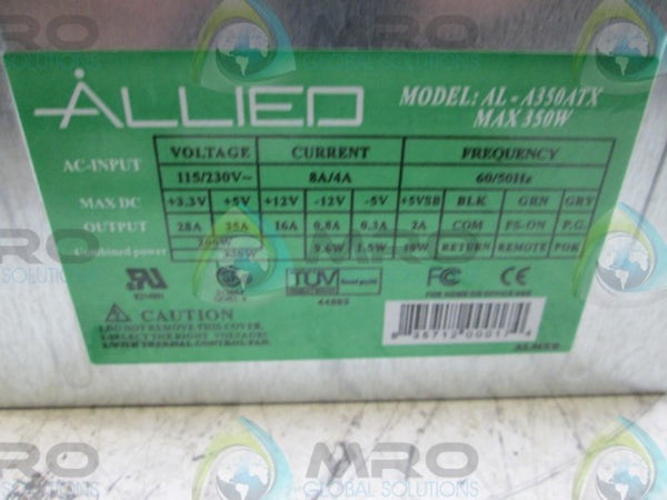 ALLIED AL-A350ATX POWER SUPPLY  UNMP