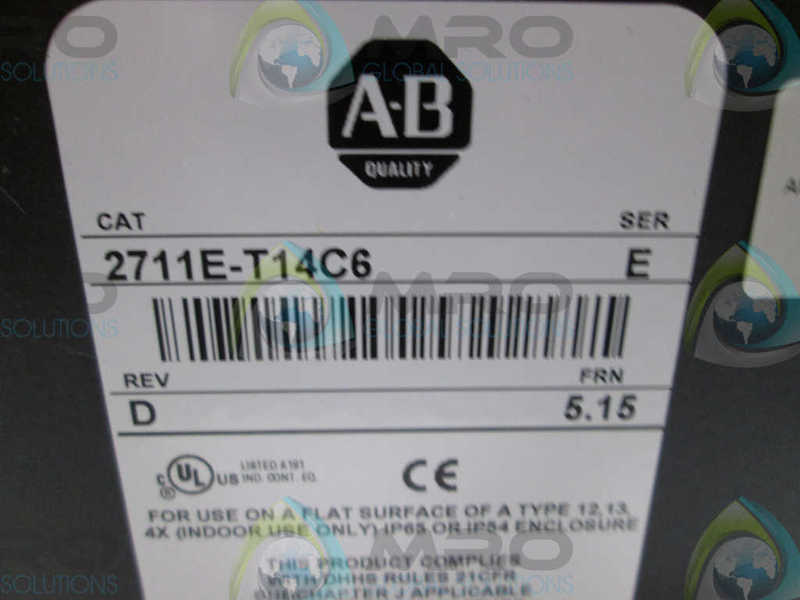 INDUSTRIAL SPARE PART 2711E-T14C6 SER. E F/W 5.15  REMANUFACTURED