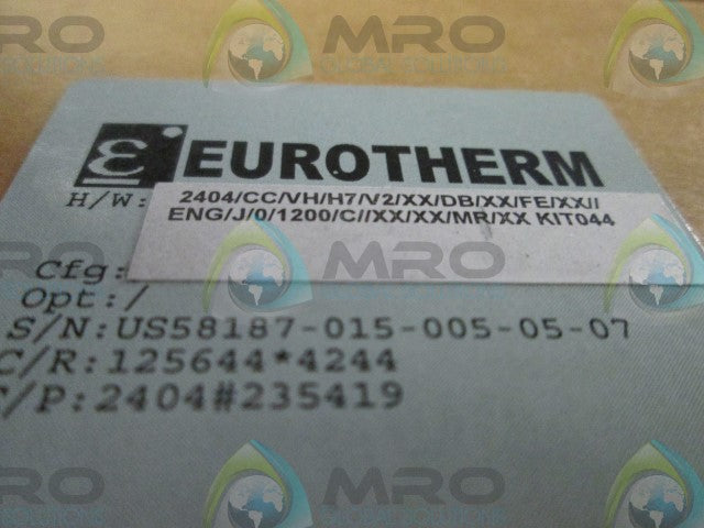 EUROTHERM 2404/CC/VH/H7/V2/XX/DB/XX/FE/XX//ENG/J/0/1200/C//XX/XX/MR/XX * NEW *