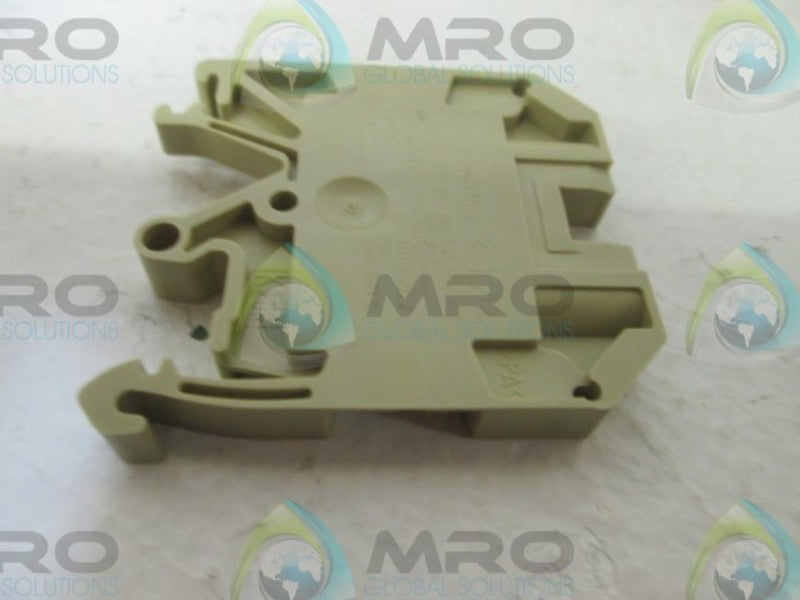 LOT OF 100 WEIDMULLER SAK-4/EN TERMINAL BLOCK NSMP