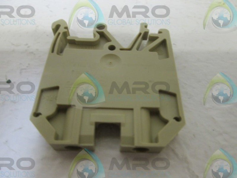 LOT OF 100 WEIDMULLER SAK-4/EN TERMINAL BLOCK NSMP