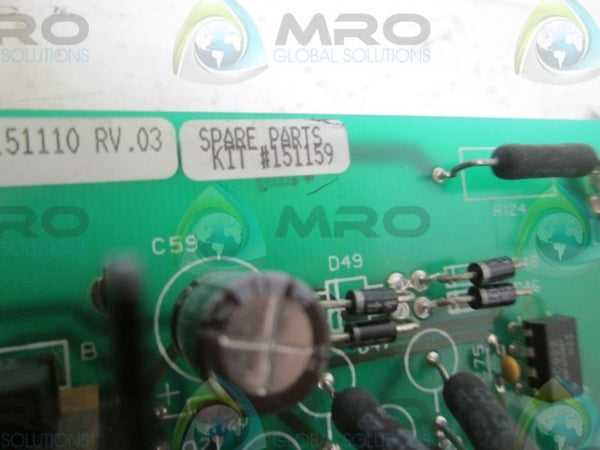 ALLEN BRADLEY 151159 BASE DRIVER PCB  NSMP