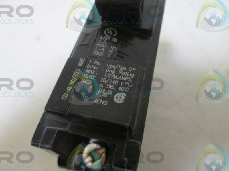 SIEMENS QP115 CIRCUIT BREAKER  UNMP