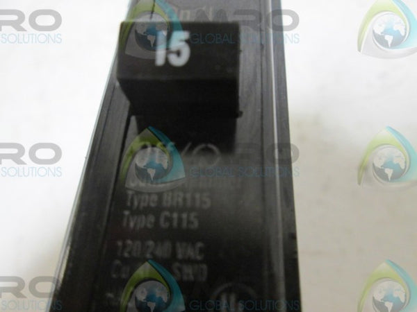 CUTLER HAMMER BR115 CIRCUIT BREAKER  UNMP