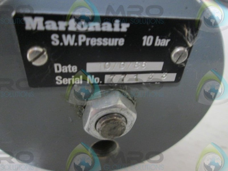 MARTONAIR 77133 S.W. PRESSURE 10 BAR  UNMP