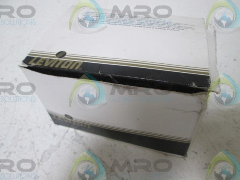 LOT OF 10 LEVITON 80703-RE OUTLET WALLPLATE  NSMP