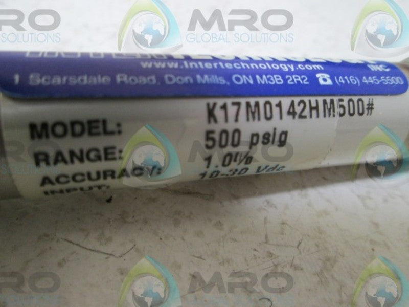 INTER TECHNOLOGY K17M0142HM500 TRANSDUCER  NSNP