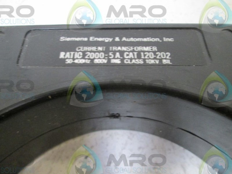 SIEMENS 120-202 CURRENT TRANSFORMER  NSMP