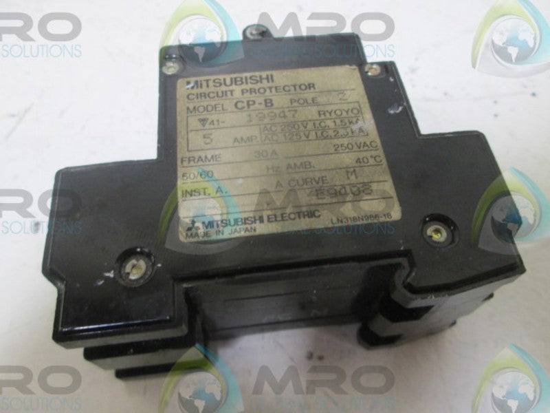 MITSUBISHI CP-B25 CIRCUIT PROTECTOR  UNMP