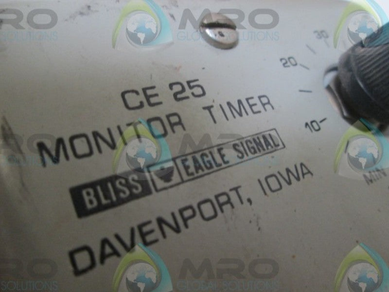 EAGLE SIGNAL CE25A6 MONITOR TIMER  UNMP