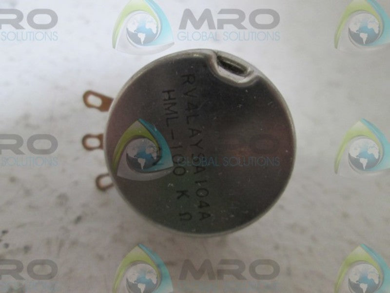 CENTRALAB RV4LAYSA104A HML-100K POTENTIOMETER  NSMP