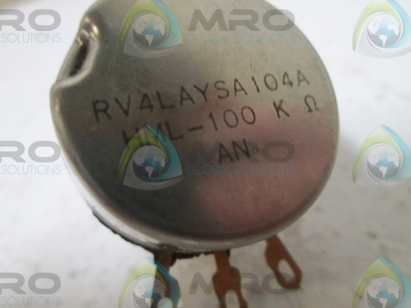 CENTRALAB RV4LAYSA104A HML-100K POTENTIOMETER  NSMP