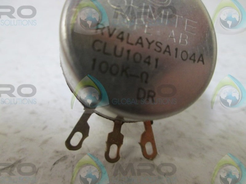 OHMITE CLU1041 POTENTIOMETER 100K OHMS  NSMP