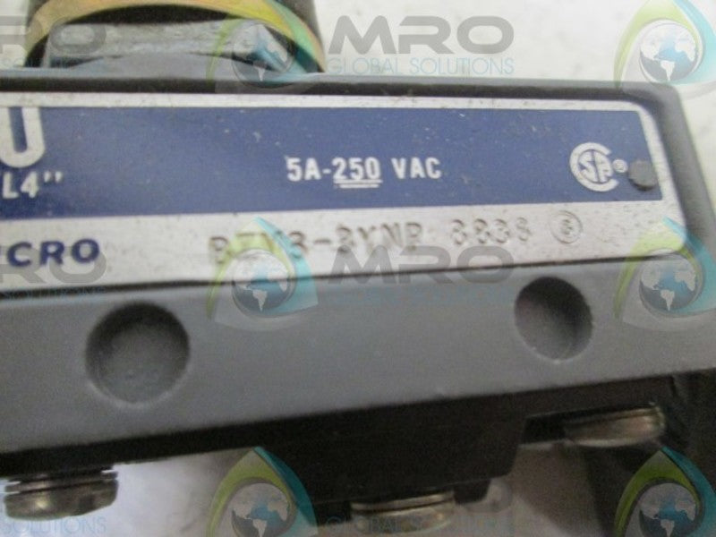 MICRO SWITCH BZV6-3YNP LIMIT SWITCH  NSMP