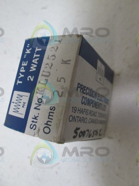PEC KLU2521 POTENTIOMETER  NSMP