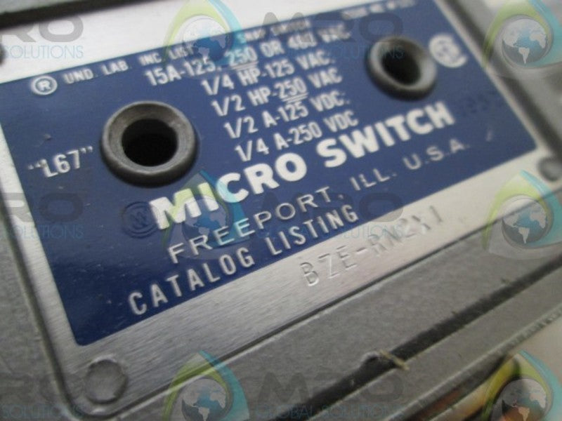 MICRO SWITCH BZE-RN2X1 LIMIT SWITCH  UNMP