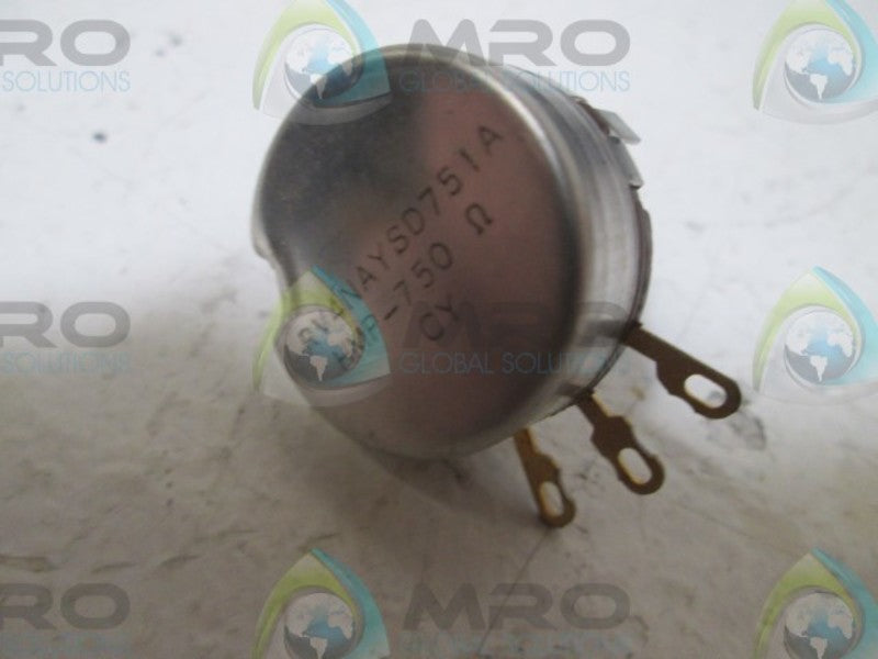 CENTRALAB HMP-750 POTENTIOMETER  NSMP