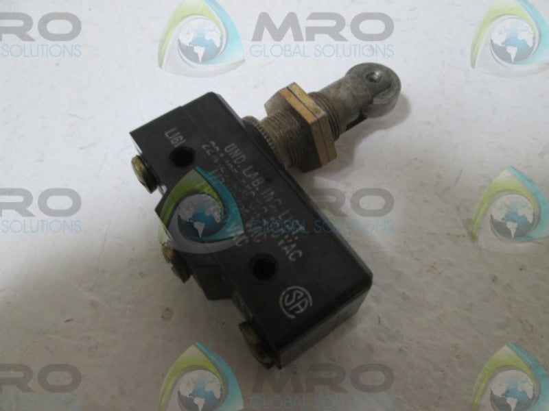 MICRO SWITCH BM-IRQ18-A2 SNAP ACTION BASIC SWITCH  UNMP