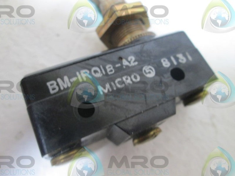 MICRO SWITCH BM-IRQ18-A2 SNAP ACTION BASIC SWITCH  UNMP