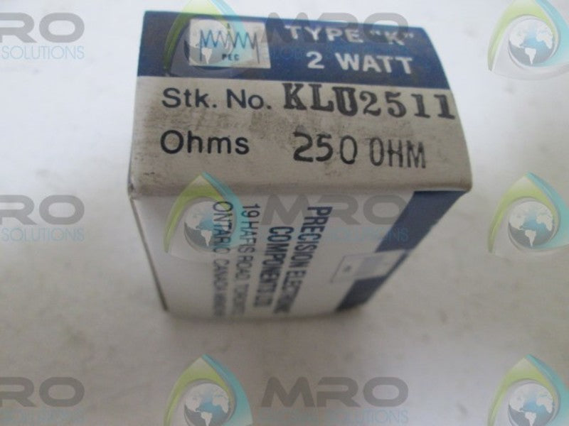 PEC KLU2511 POTENTIOMETER  NSMP