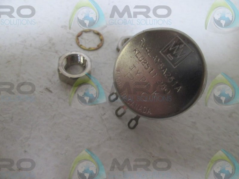 PEC KLU2511 POTENTIOMETER  NSMP