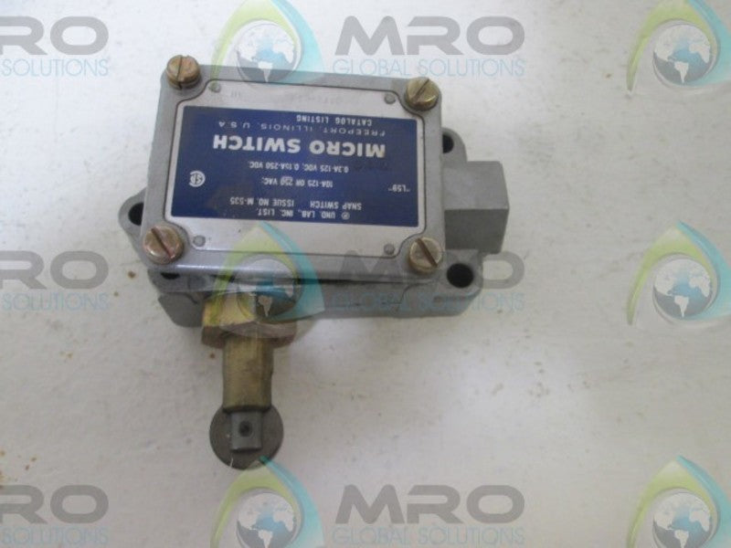 MICRO SWITCH DTF2-2RQ9-RH LIMIT SWITCH  UNMP