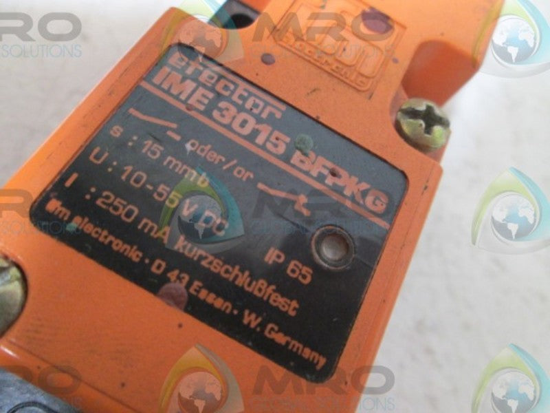 IFM EFECTOR IME3015 BFPKG INDUCTIVE PROXIMITY SENSOR  UNMP