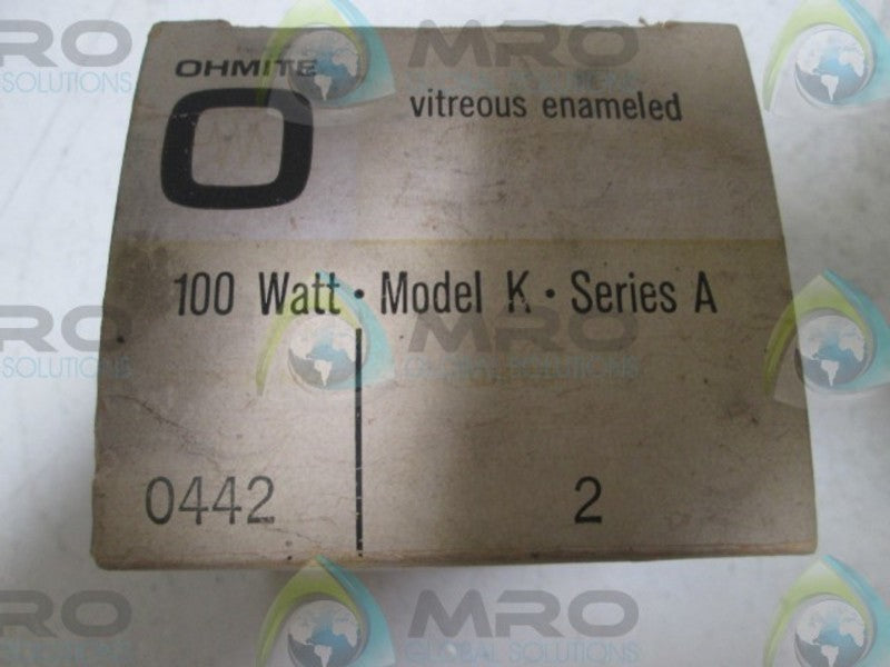 OHMITE 0442 RHEOSTAT POTENTIOMETER NSNP