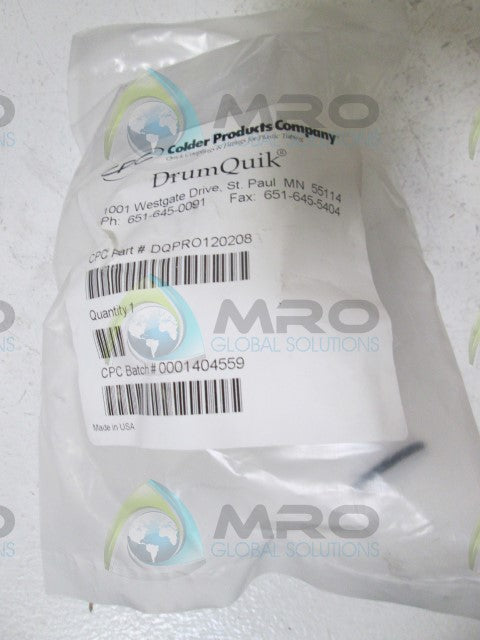 COLDER PRODUCT COMPANY DQPR0120208 DRUMQUIK * NEW IN A FACTORY BAG *