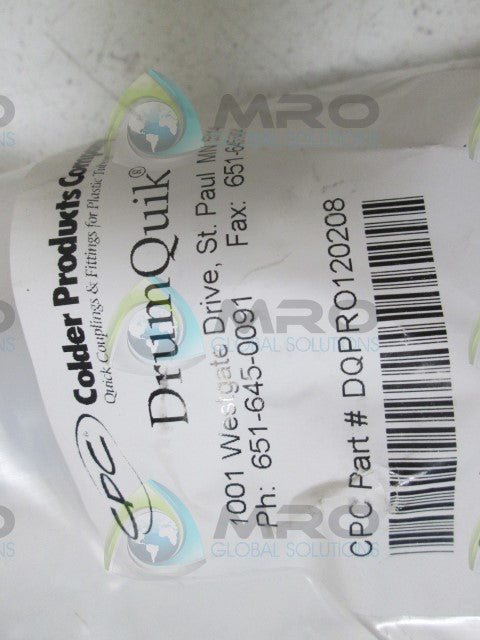 COLDER PRODUCT COMPANY DQPR0120208 DRUMQUIK * NEW IN A FACTORY BAG *