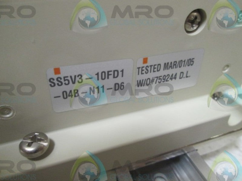 SMC SS5V3-10FD1-04B-N11-D6 MANIFOLD FOR PLUG IN VALVES  NSNP