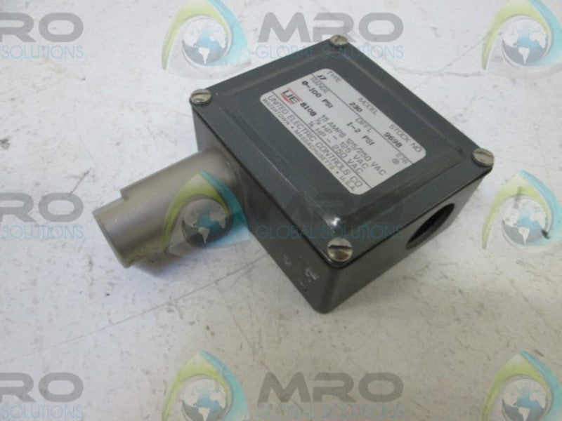 UNITED ELECTRIC J7 230 9698 PRESSURE SWITCH  UNMP