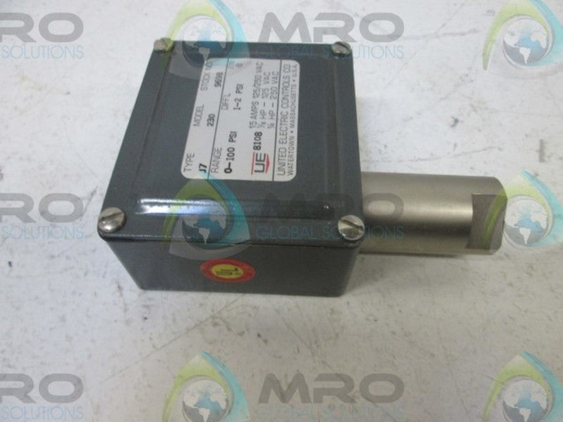 UNITED ELECTRIC J7 230 9698 PRESSURE SWITCH  UNMP