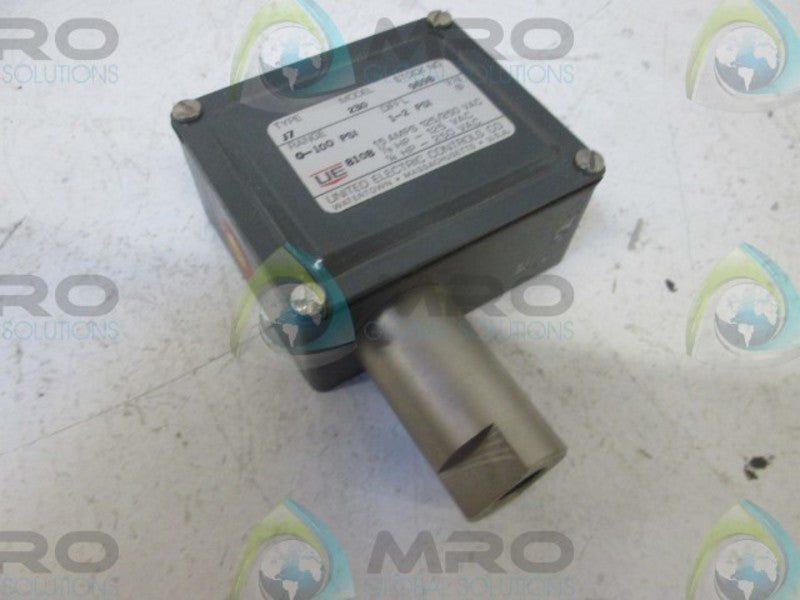 UNITED ELECTRIC J7 230 9698 PRESSURE SWITCH  UNMP