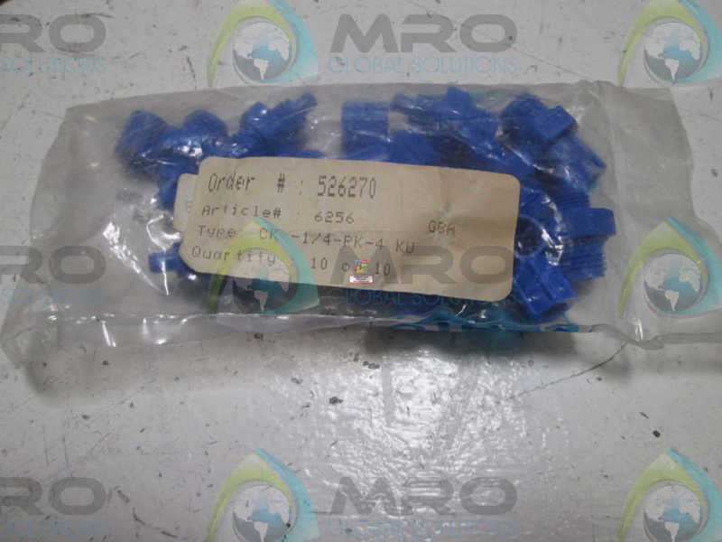 LOT OF 10 FESTO CK-1/4-PK-4 QUICK CONNECT  NSNP IN A BAG
