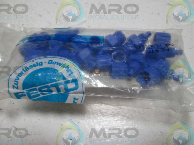 LOT OF 10 FESTO CK-1/4-PK-4 QUICK CONNECT  NSNP IN A BAG